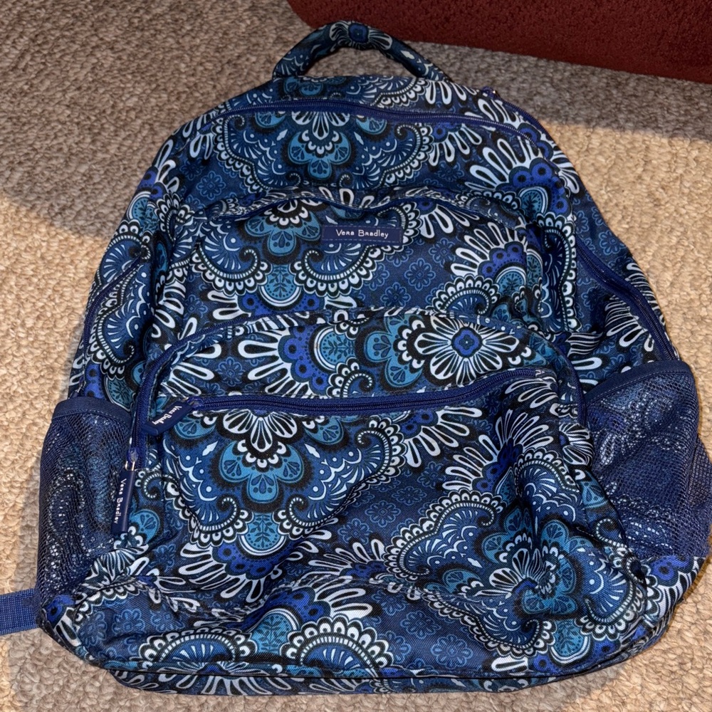 Vera Bradley Floral Blue Women's Backpack